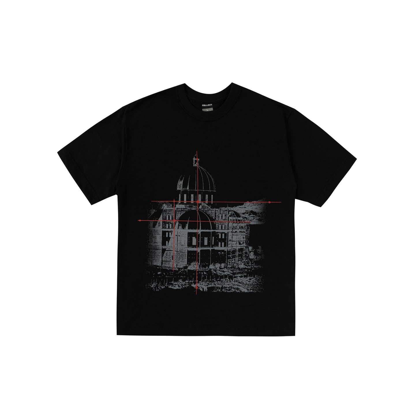 TEE TRUE "BASILICA" BLACK